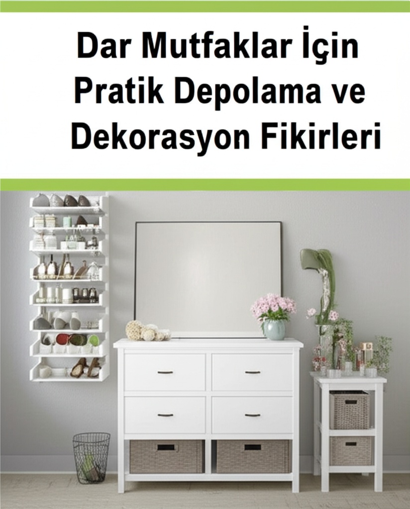 Dar Mutfaklar İçin Pratik Depolama ve Dekorasyon Fikirleri