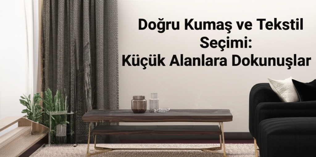 Doğru Kumaş ve Tekstil Seçimi: Küçük Alanlara Dokunuşlar