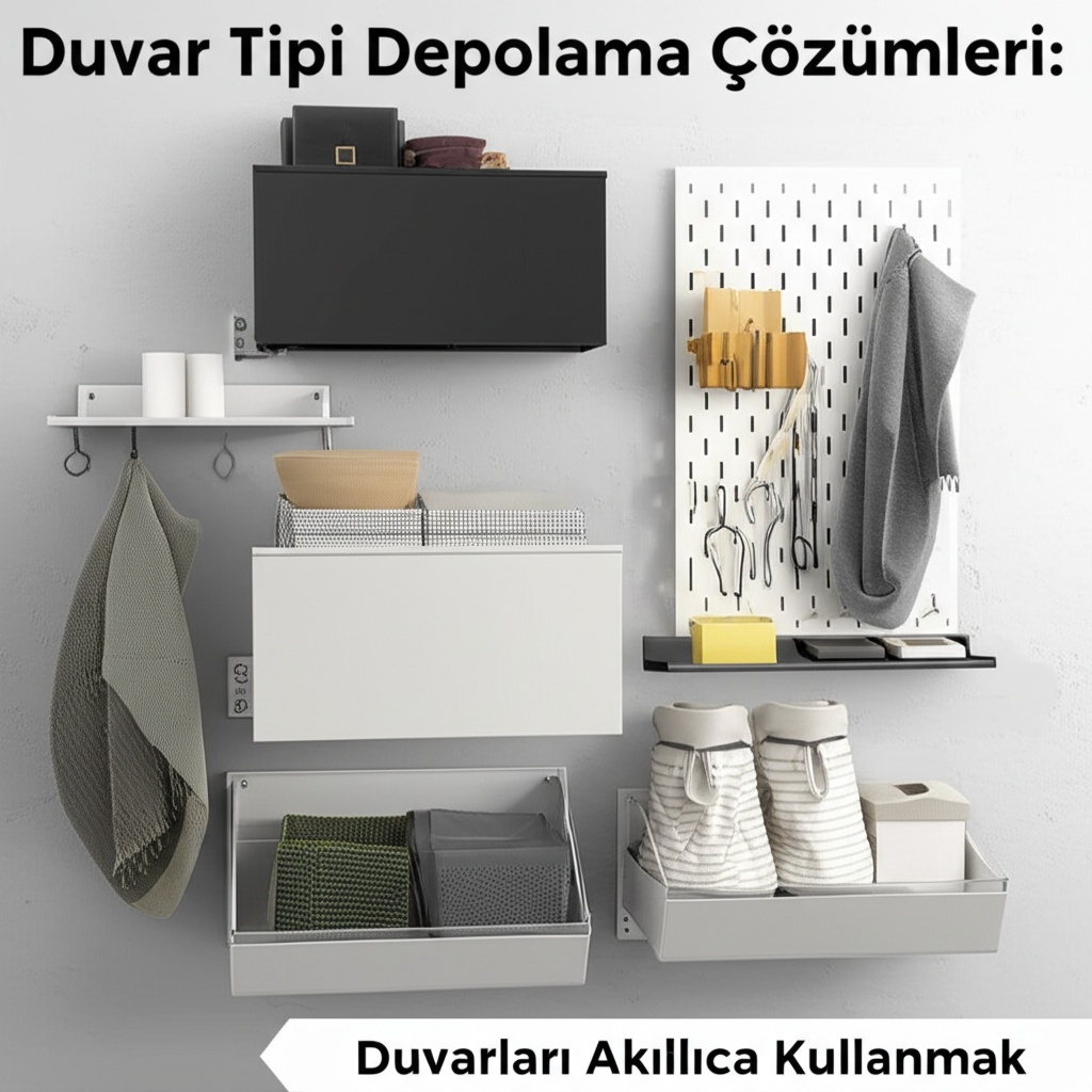 Duvar Tipi Depolama Çözümleri: Duvarları Akıllıca Kullanmak