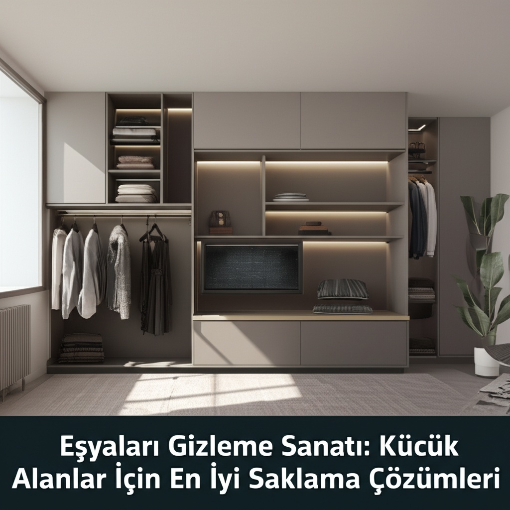 Eşyaları Gizleme Sanatı: Küçük Alanlar İçin En İyi Saklama Çözümleri