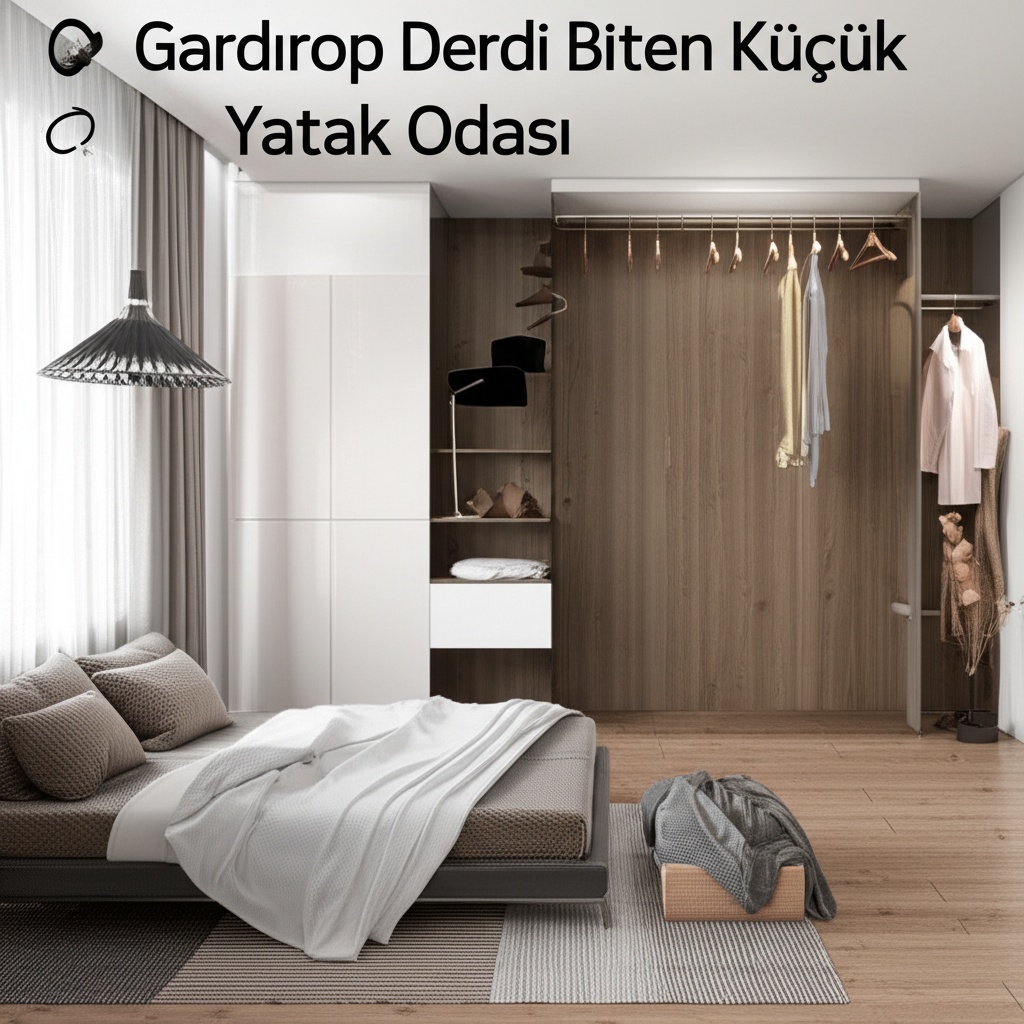 Gardırop Derdi Biten Küçük Yatak Odası Depolama Fikirleri