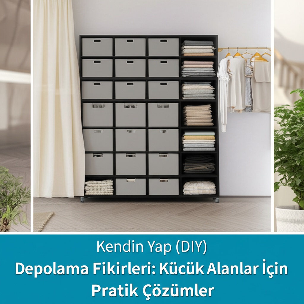 Kendin Yap (DIY) Depolama Fikirleri: Küçük Alanlar İçin Pratik Çözümler