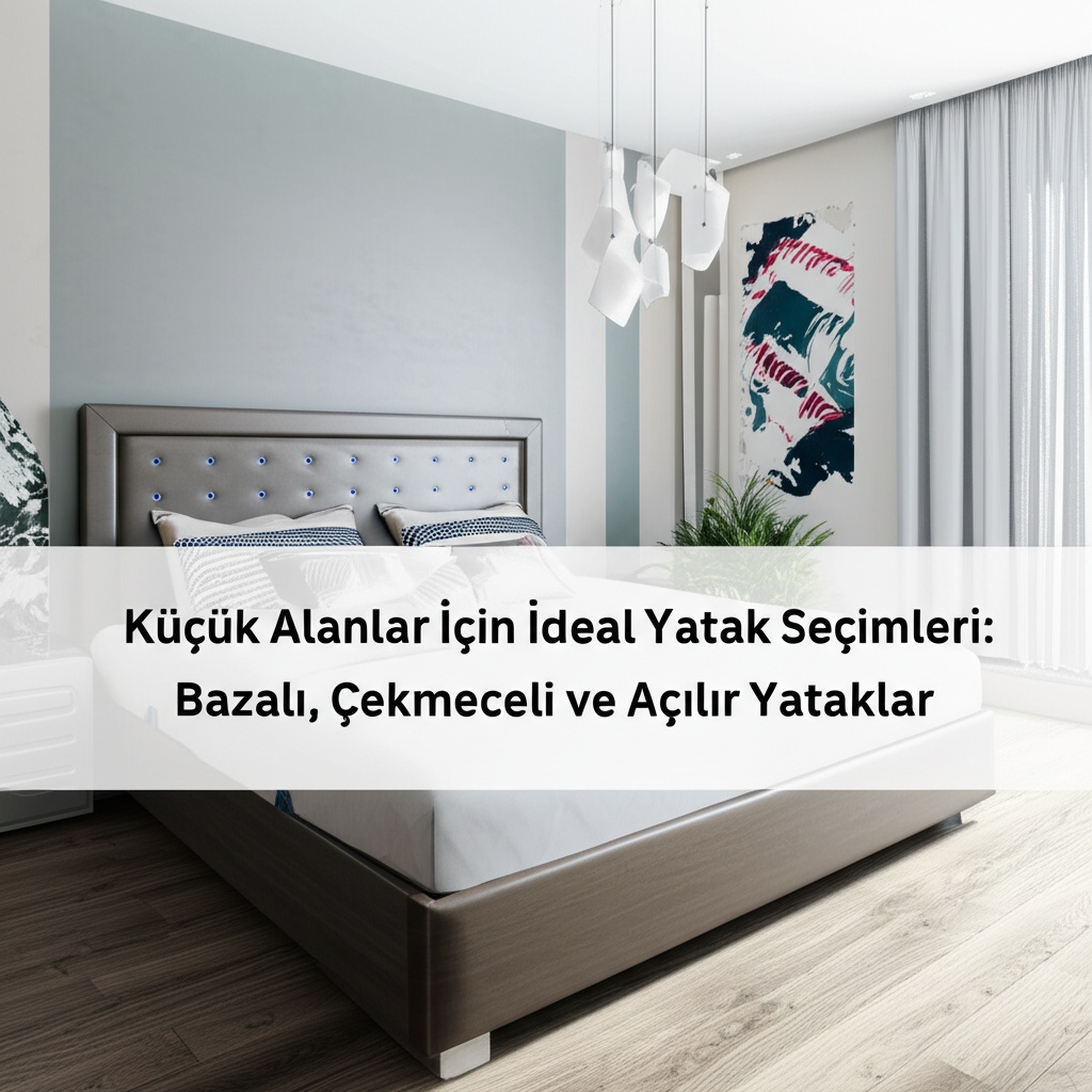 Küçük Alanlar İçin İdeal Yatak Seçimleri: Bazalı, Çekmeceli ve Açılır Yataklar