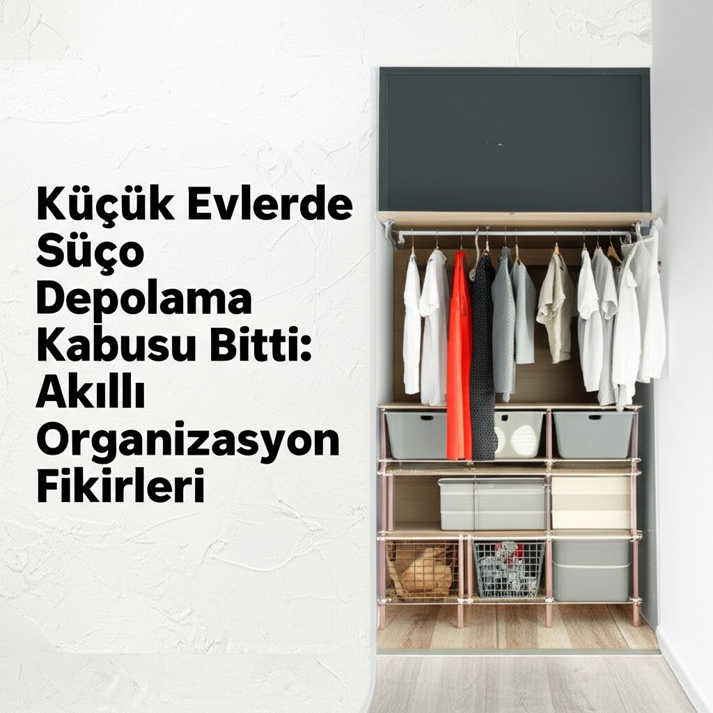Küçük Evlerde Depolama Kabusu Bitti: Akıllı Organizasyon Fikirleri