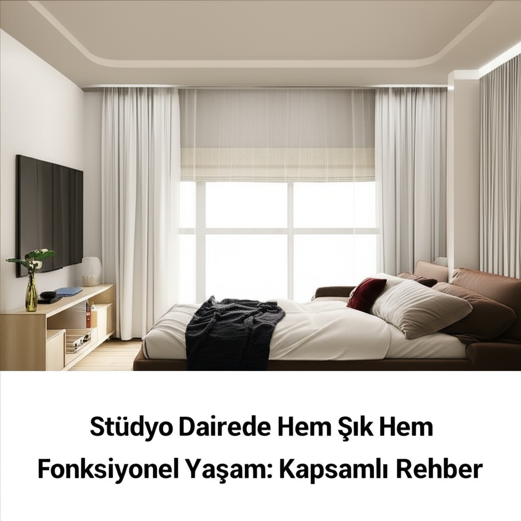 Stüdyo Dairede Hem Şık Hem Fonksiyonel Yaşam: Kapsamlı Rehber