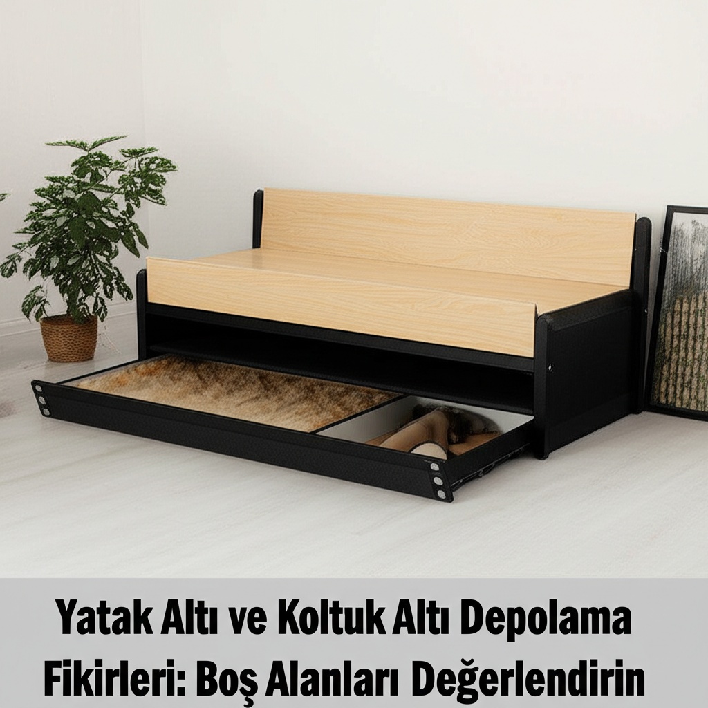 Yatak Altı ve Koltuk Altı Depolama Fikirleri: Boş Alanları Değerlendirin